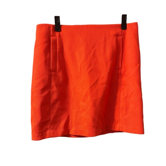 BANANA REPUBLIC ORANGE RETRO SKIRT - Picture 1 of 5